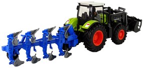 Lean Toys Traktor s vlečkou a doplnkami