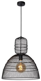 Lucide 78395/01/30 - Luster na lanku GASSET 1xE27/60W/230V čierna