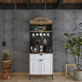 Skriňa Jehy Walnut and White