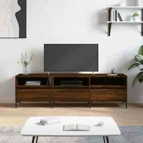 TV skrinka hnedý dub 150x30x44,5 cm kompozitné drevo 831291