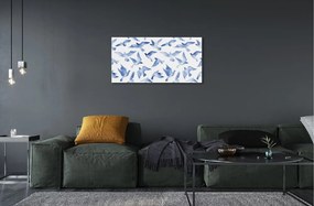 Sklenený obraz maľované vtáky 120x60 cm