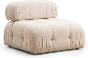 Třímístná modulární pohovka Bubble 288 cm bouclé krémová