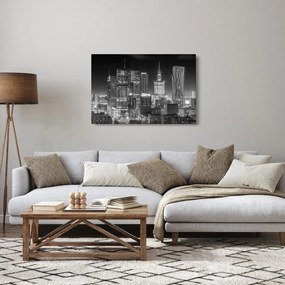 Obraz - Čiernobiely New York (90x60 cm)
