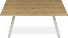 Jedálenský stôl HT-W1515 dub / strieborný