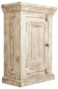 furniture-nabytek.cz - Masívna kúpeľňová sada 5 kusov z mangového dreva, lakovaná, prírodná farba