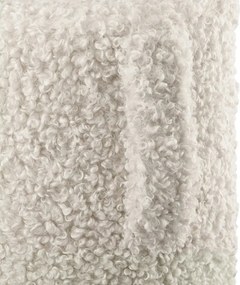 Béžový taburet z textílie buklé Teddy – Blomus