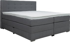 XXXLutz BOXSPRINGOVÁ POSTEĽ, 180/200 cm, sivá Moderano - Postele - 001933001201