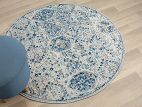 My Flair, Kusový koberec My Heriz 2 CA60102 Beige kruh, 120x120 (priemer) kruh, béžová, chodba / predsieň