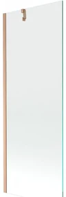 Mexen Next, 1-krídlová vaňová zástena 70 x 150 cm, 6mm číre sklo, medená matná, 895-070-000-00-00-65