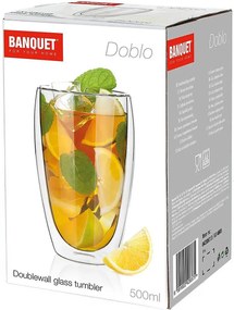 Banquet Dvojstenný pohár Doblo 500 ml
