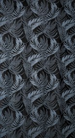 ZATEMŇOVACÍ ZÁVES NA KRÚŽKOCH VERA 140X250 CM LISTY
