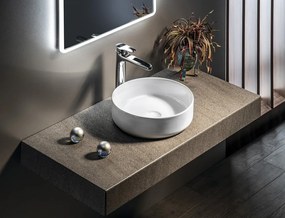 Sapho, INFINITY OVAL keramické umývadlo na dosku, 55x36 cm, biela, 10NF65055