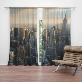 Sablio Záves New York Skyline: 2ks 140x250cm