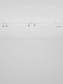 Minimalistické bodové svietidlo Oso 6 Biela