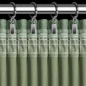 ZATEMŇOVACÍ ZÁVES NA PÁSKE ROSA 140X270 CM TMAVOMÄTOVÁ