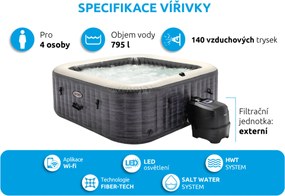 Intex | Vírivý bazén Greystone Deluxe Bubble Spa 4 | 11400262