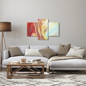 Obraz odpočívajúce ženy, olejomaľba (90x60 cm)