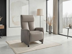 XXXLutz RELAXAČNÉ KRESLO, koža, sivá Sit & More - Online Only obývacie izby - 00014403249B