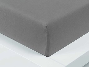 XPOSE® Jersey plachta Exclusive na vysoký matrac- tmavo sivá 90x200 cm