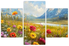 Obraz - Maľovaná krajina (90x60 cm)