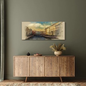 Obraz - Moyka rieka, Petrohrad, Rusko (120x50 cm)