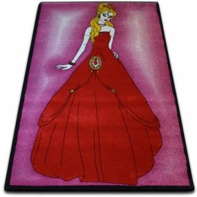 Detský koberec Kids Princess ružový C425