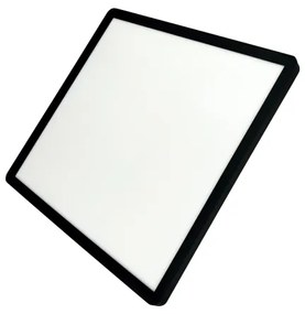 LED Stropné svietidlo LED/24W/230V 3000/4000/6500K 30x30 cm čierna