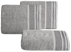 BAVLNENÝ UTERÁK SUZANA SADA 3KS 70X140 CM STRIEBORNÁ