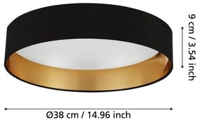 Eglo 99539 - LED Stropné svietidlo MASERLO LED/24W/230V