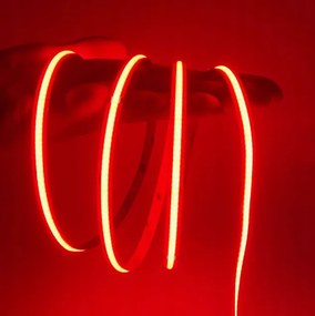 ecoPLANET Homogénny Neon COB LED pásik 12V 50m ČERVENÝ