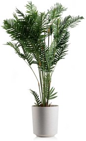 PLASTOVÝ KVETINÁČ ALOE TX 28,5X32 CM KRÉMOVÁ