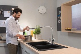 Hansgrohe Talis Select M51, drezová batéria M5117-H300 s výsuvnou spŕškou, sBOX, chrómová, HAN-73867000