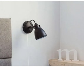 Markslöjd 105814 - Nástenné svietidlo FJÄLLBACKA 1xE14/40W/230V čierna