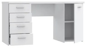 Písací stôl ARENO biely