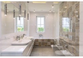 Argon 4057 - Luster na lanku GOMERA 1xGU10/5W/230V mosadz