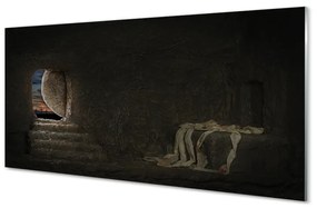 Sklenený obraz jaskyne kríža 100x50 cm