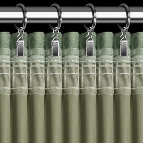 ZATEMŇOVACÍ ZÁVES NA PÁSKE ROSA 135X300 CM OLIVOVÁ