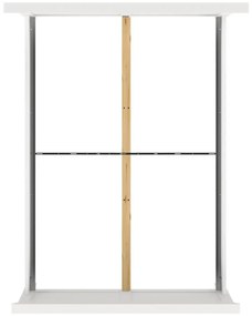 Biela dvojlôžková posteľ 140x200 cm Paris – Tvilum