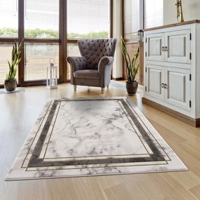 Dekorstudio Moderný koberec NOA - vzor 9266 zlatý Rozmer koberca: 80x300cm