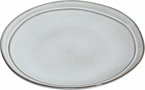 Plytký kameninový tanier Deline Dove 21 cm sivý