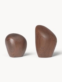 Soľnička a korenička z jaseňového dreva Cairn, 2 ks