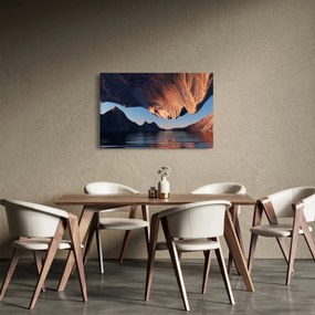 Obraz - 3D útesy (90x60 cm)