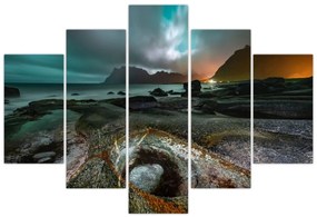 Obraz - Nočná scéna (150x105 cm)