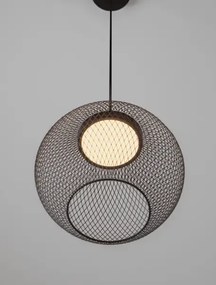 LED čierne dizajnové svietidlo Kinetic 30