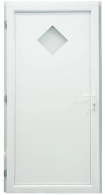 Dvere vchodové Madeleine D09 90L biele