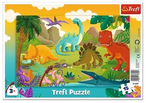 31359 DR Detské puzzle - Dinosaurus II.- 15ks
