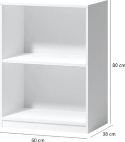 Regál Tatris 80 cm biely