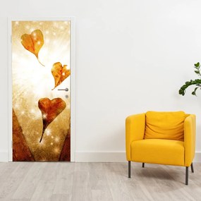 Fototapeta na dvere - Maľba rúk plných lásky (95x205cm)
