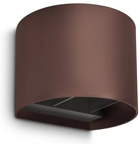 Brilagi - LED vonkajšie nástenné svietidlo RONDO LED/6W/230V hnedé IP54
