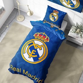 Bavlnené posteľné obliečky FC Real Madrid - Blue Stars - rozbalené